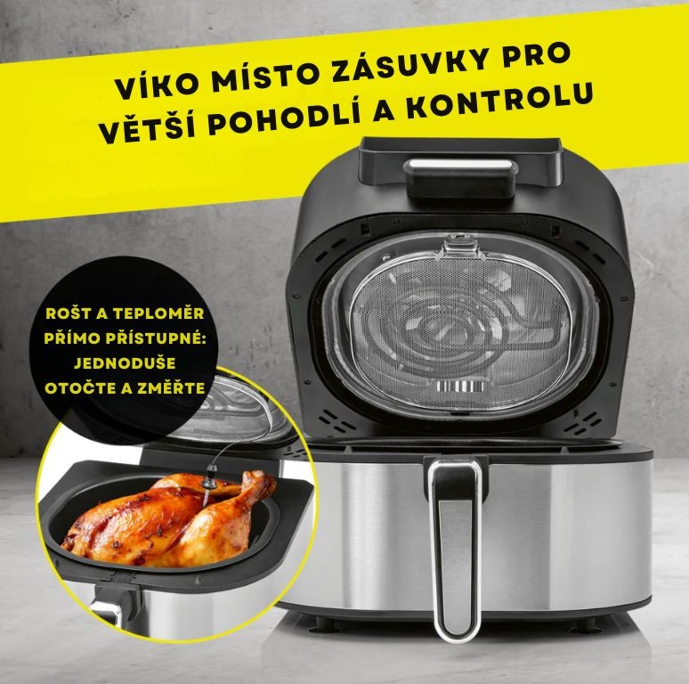 GourmetMaxx Horkovzdušná fritéza FryBBQ 19177 (11)